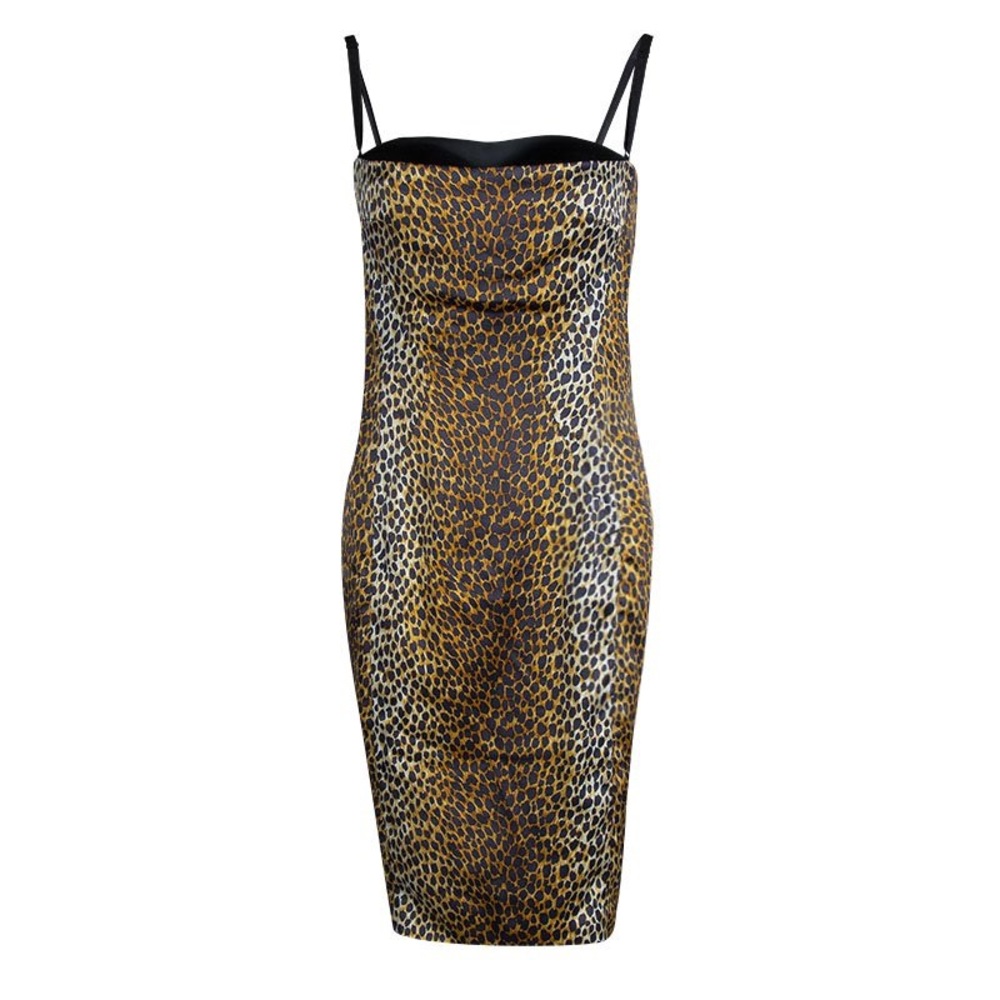 ICONIC Dolce & Gabbana leopard cocktail dress